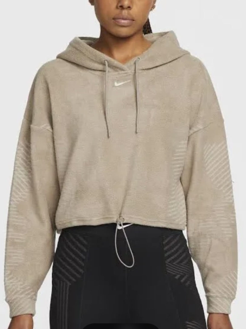 Nike Pro Therma-FIT Hoodie - Taupe